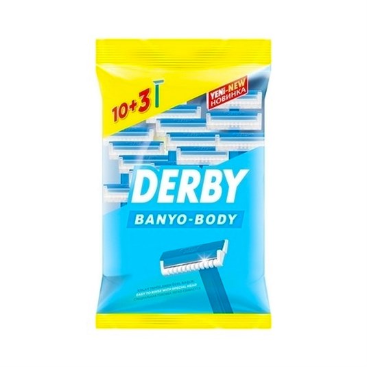 Derby Banyo Body (10+3), Banyo Tıraş Bıçağı 
