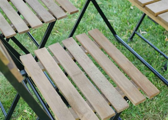 Katlanır Ahşap Bahçe Piknik Masa Sandalye 4 Kişilik Takım Set
